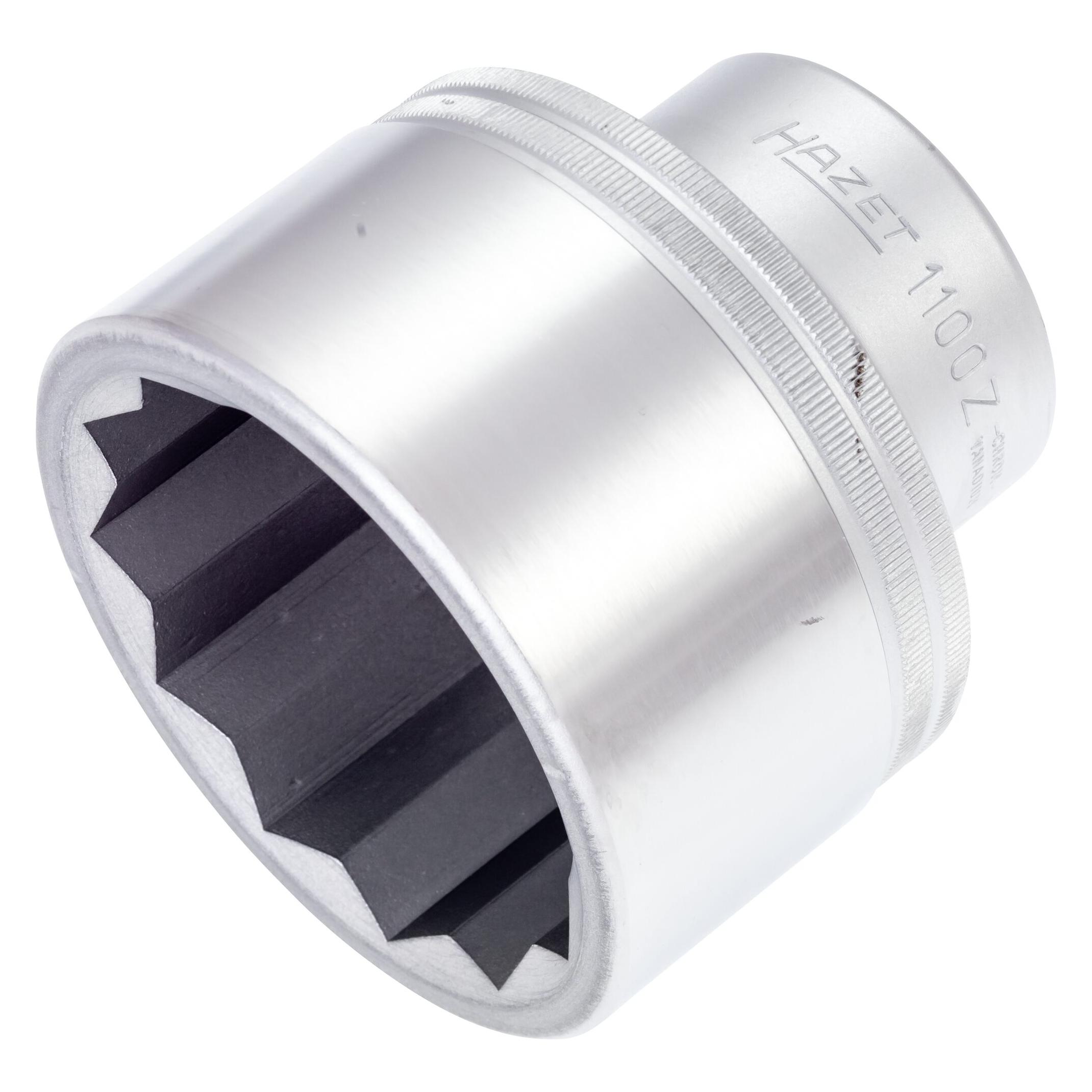 Hazet Steckschlüsseleinsatz Doppelsechskant 1100Z-70 Vierkant25 mm (1 Zoll) Aussen Doppel-Sech... (70 mm) (1100Z-70)