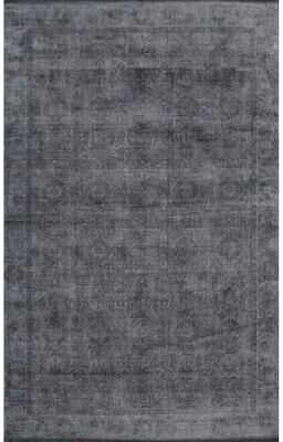 Rug Source Hand-knotted Transitional Oushak Silk Grey Geometric Area Rug - 7' 11'' X 5' 6''