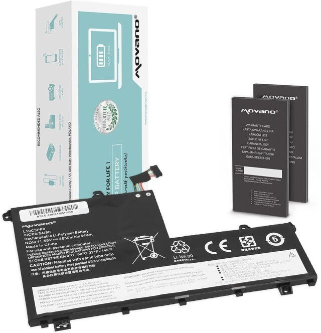 Movano Batterie pour Lenovo ThinkBook 14 ITL, 15 ITL / (4650 mAh) 11.55V