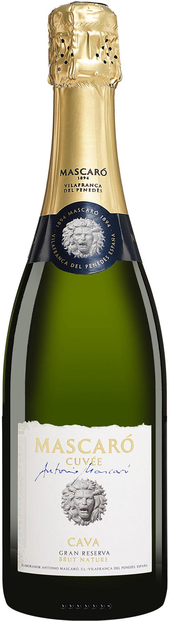 Mascaró Cava »Cuvée Antonio Mascaró«  Gran Reserva Brut Nature 2018 12% Vol. Sehr Trocken aus Spanien