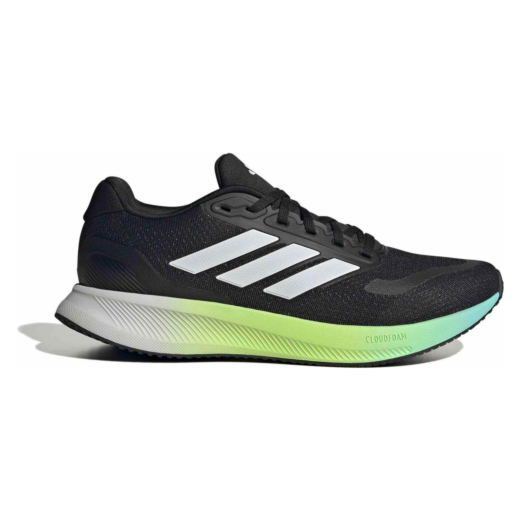 Adidas Runfalcon 5 - cblack/ftwwht/flaaqu (42) (ADIKI9541_000)