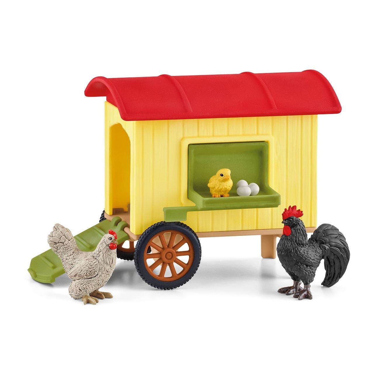 Schleich Farm World Mobiler Hühnerstall