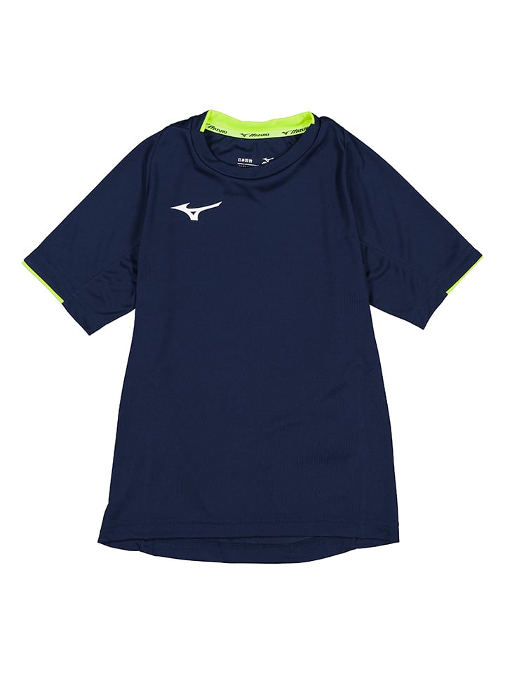 Mizuno Trainingsshirt "Core" in Dunkelblau - 128
