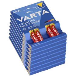 32x Varta 4703 Longlife Max Power Micro Batterie AAA (8x 4er Blister)