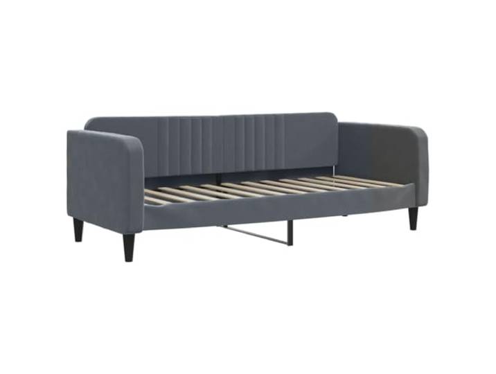 vidaXL Tagesbett Dunkelgrau 90x190 cm Samt