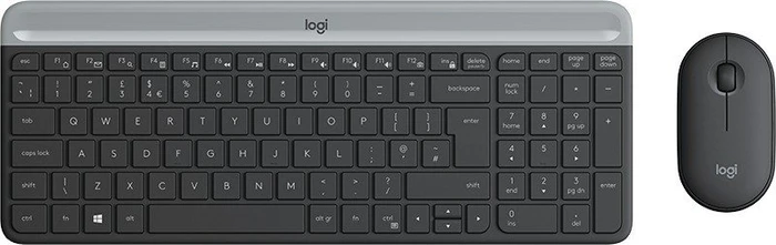 Logitech Slim Wireless Combo MK470 Graphite - US INTL