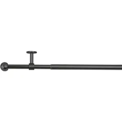 Teleskopgarnitur 2in1 Farbe: Schwarz, Größe: 160-280 cm