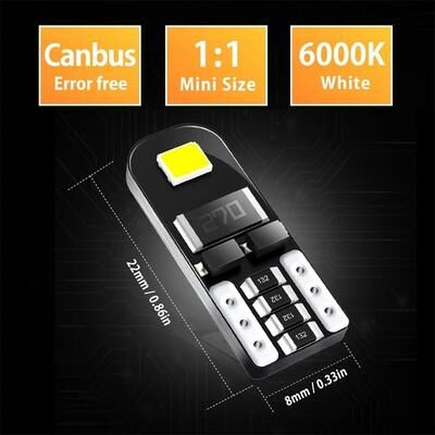 All Categories Goods Super Bright LED Headlight Bulbs Kit, White High Low Beam, EMC, Long Lasting Performance 6 pc