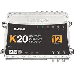 Televes Kompaktkopfstelle 12 Tr. DVB-S2 in QAM K20-12