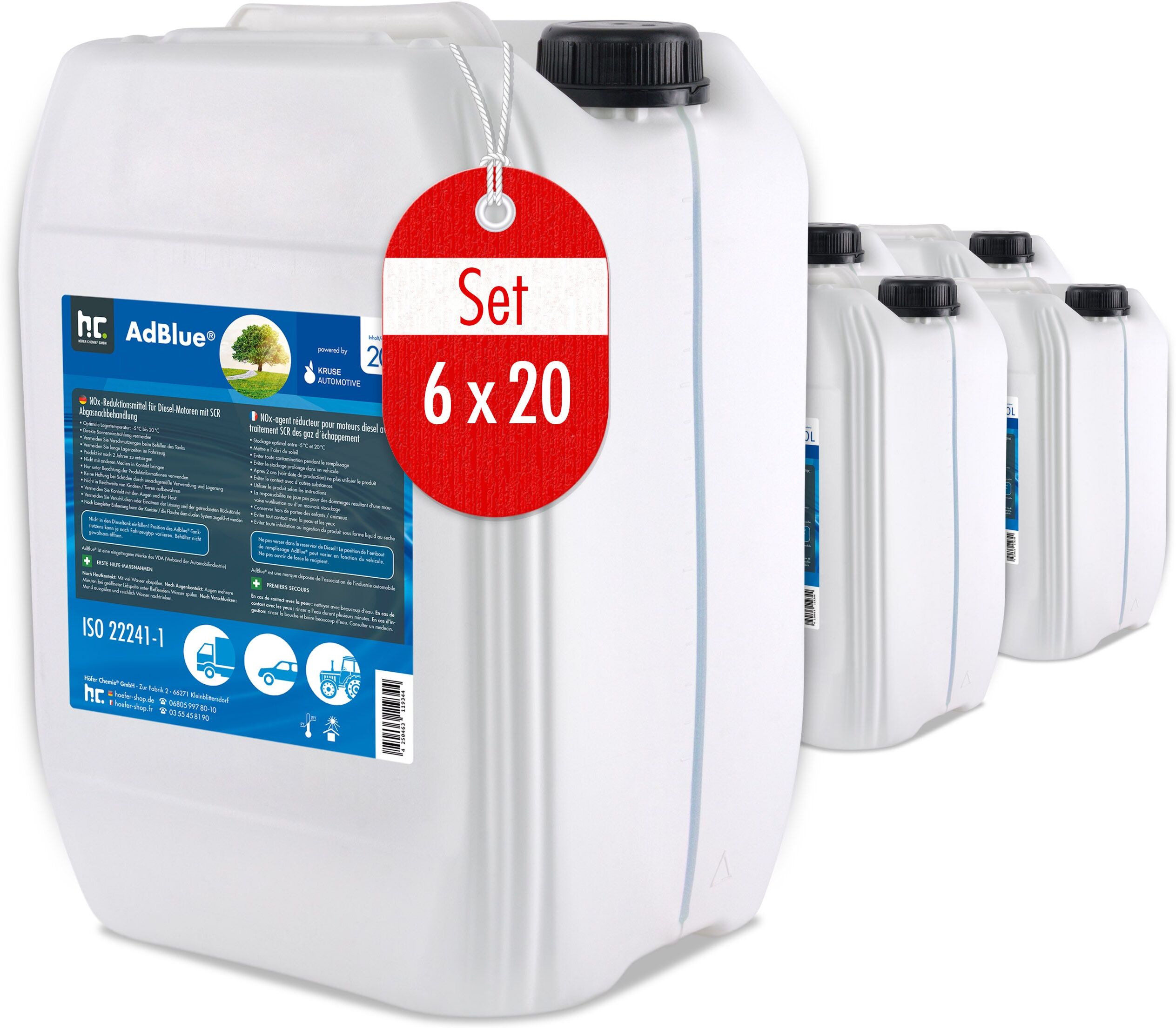 Höfer Chemie GmbH 24x 20 L de solution d'urée AdBlue®
