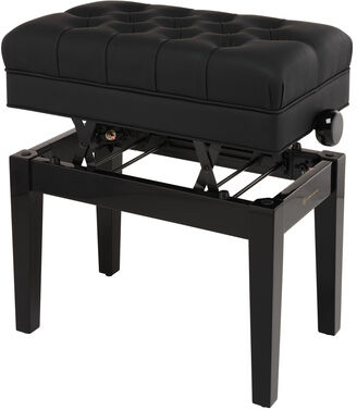 K&M 13986 Piano Bench Deluxe Schwarz poliert