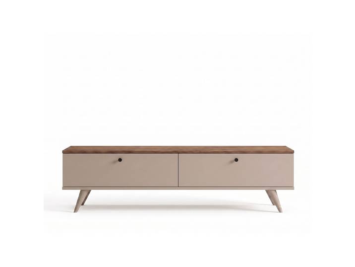 TV-Möbel Georis Nussbaum/Kaschmir Holzwerkstoff B 160 cm - TV-Möbel