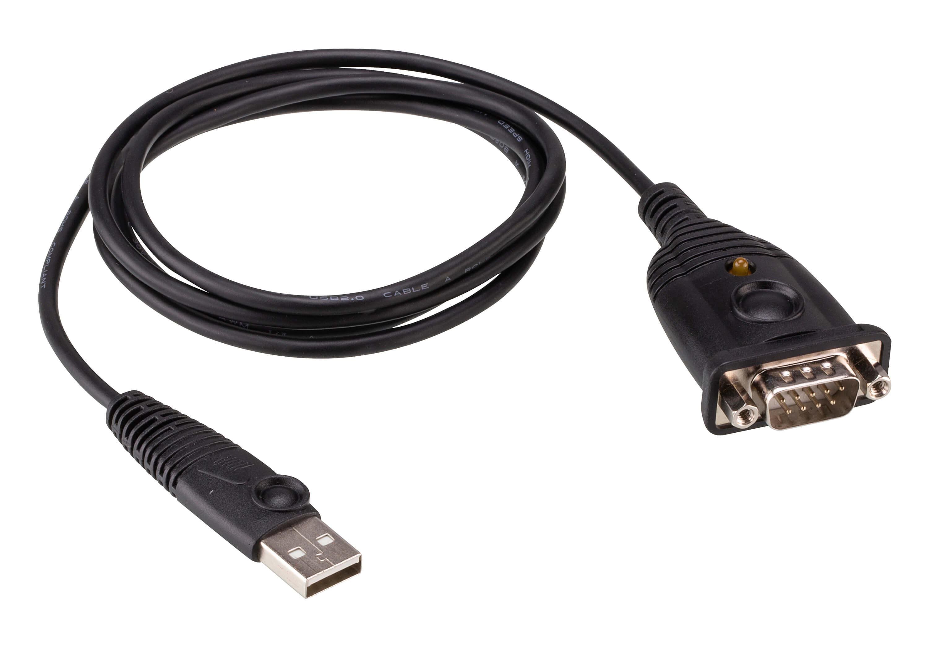 ATEN UC232AF USB Type-A RS-232 Schwarz