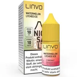 Linvo Watermelon Lychee Ice NicSalt Liquid 10ml / 10mg