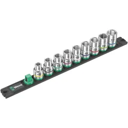 Wera Nuss-Magnetleiste C 4 Zyklop Steckschlüsseleinsatz-Satz, 1/2"-Antrieb, 9-teilig - 05005460001
