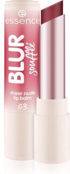 Essence Blur Soufflé bálsamo labial matizante com efeito matificante tom 03 Nude Peach 3 g. Blur Soufflé