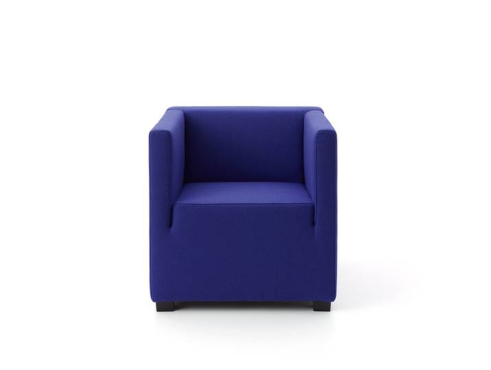 Sessel Janis blau, Designer Artefakt, 70x70x70 cm