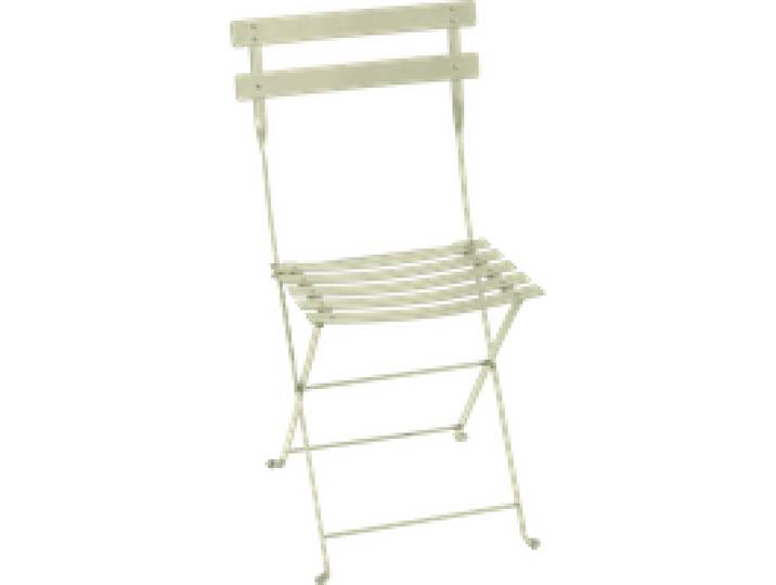 Lot de 2 Chaises Pliantes Bistro Métal en Acier