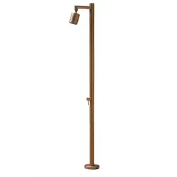 Gartendusche FROSTO mit integriertem Heizband von Ideal Eichenwald,rosé gold