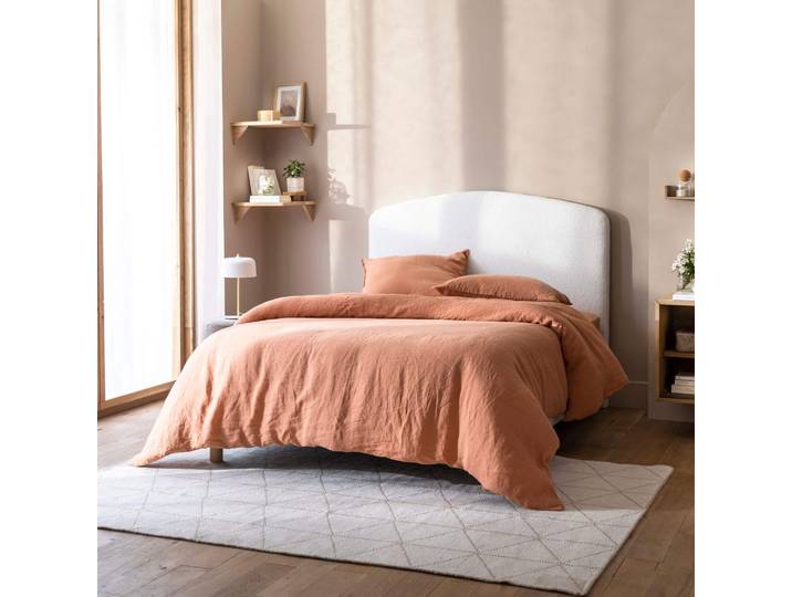 Tête de lit déco bouclette 160 cm blanc