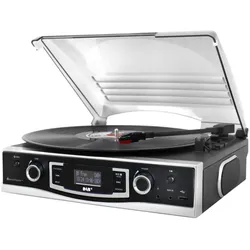 soundmaster PL590SW Plattenspieler schwarz