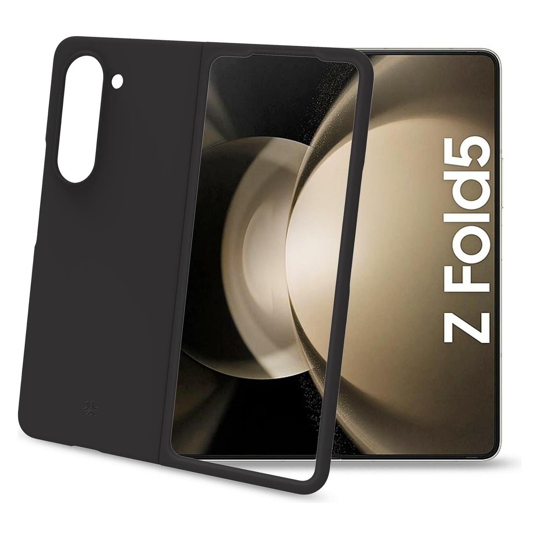Celly Chrome Cover für Samsung Galaxy z (Samsung Galaxy Z Fold5) (CROMO1057BK)