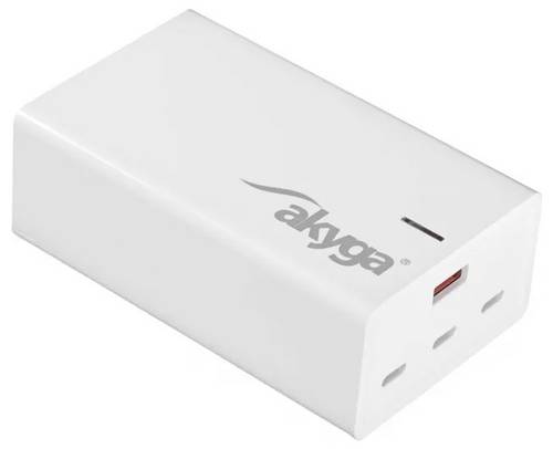 Akyga AK-CH-25 USB Ladegerät 140W USB-C, USB-A Weiß