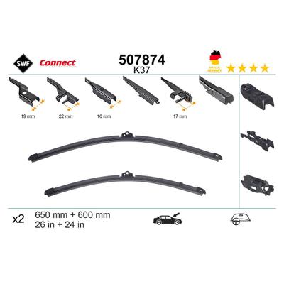 Swf Wischblatt [Hersteller-Nr. 507874] für Mercedes-Benz, VW