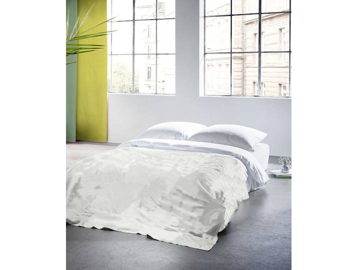 Plaid FLEURESSE Plaid , beige (creme, natur), B:180cm L:270cm, Baumwolle, Leinen, Wohndecken, Plaid, Halbleinen, in Gr. 180x270 cm, Plaid
