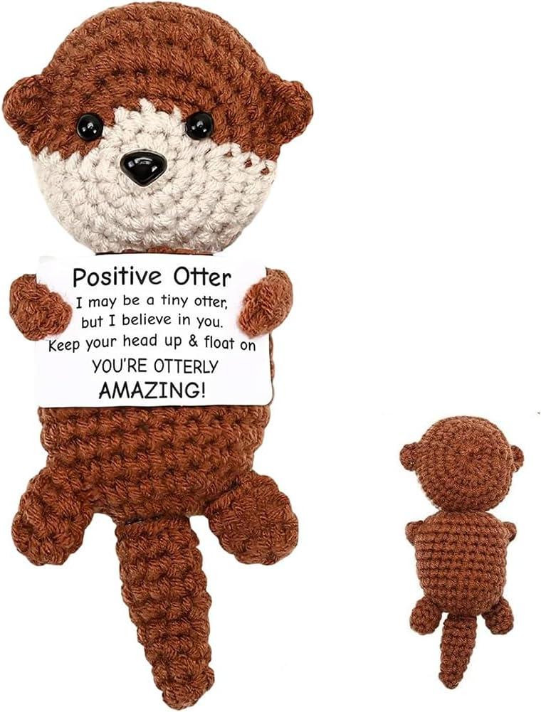 Gehaakte otter knuffel voor decoratie