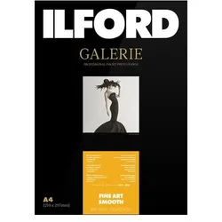 Ilford Galerie FineArt Smooth 200g A3 25 Blatt (200 g/m2, A3, 25 Stk.), Fotopapier, Weiss