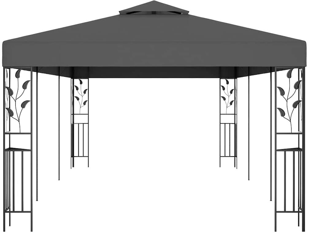 vidaXL Belvédère 3x6 m Anthracite