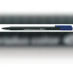 STAEDTLER Fasermaler triplus color, schwarz, ergonomische Dreikantform,