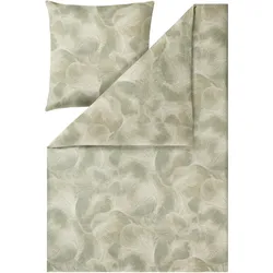 Bettwäsche MARCO Mako-Jersey (BL 135x200 cm) - grün - BL 135x200 cm