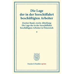 Die Lage der in der Seeschiffahrt beschäftigten Arbeiter., Fachbücher