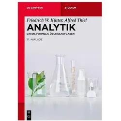 Analytik, Fachbücher von Alfred Thiel, Friedrich W Küster
