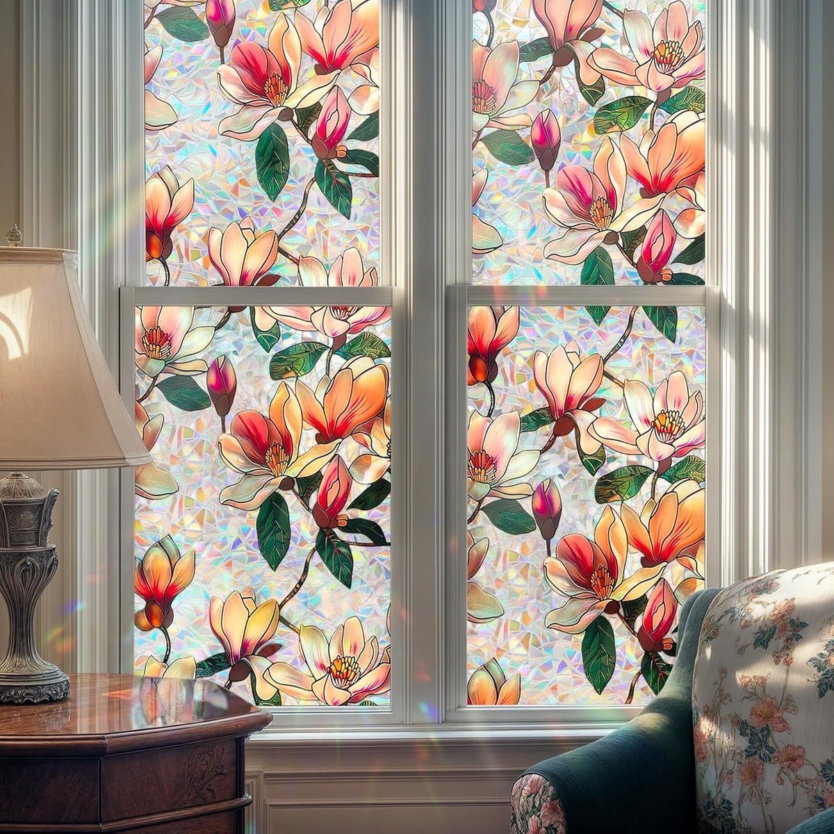 Vensterfolie Magnolia 43 x 100 cm