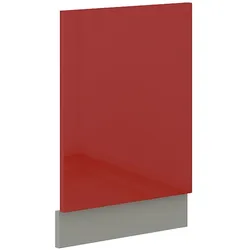 Frontblende Geschirrspüler integriert 45 cm Rot Hochglanz Küche Rose Bianca