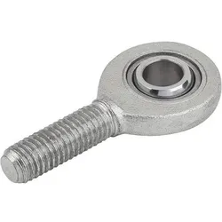 GELENKKOPF DIN ISO 12240-1 MIT GLEITLAGERUNG M08X22, D=8 RECHTSGEWINDE, AUTOM.STAHL VERZINKT,