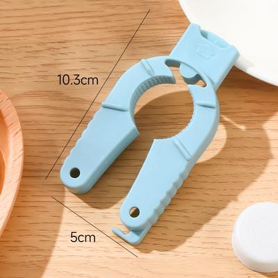 Inspire Daily Merch Multi Purpose Cap Opener Portable Handheld Bottle Lid Remover For Weak Hands & Women blue