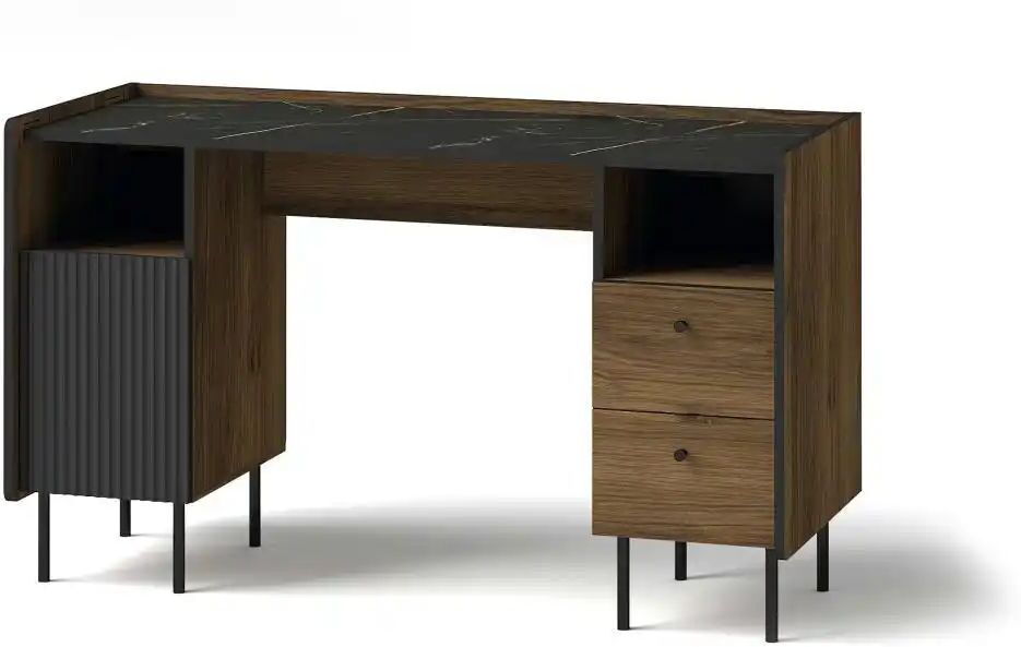 Höffner Schreibtisch   ¦ holzfarben ¦ Maße (cm): B: 135 H: 79
