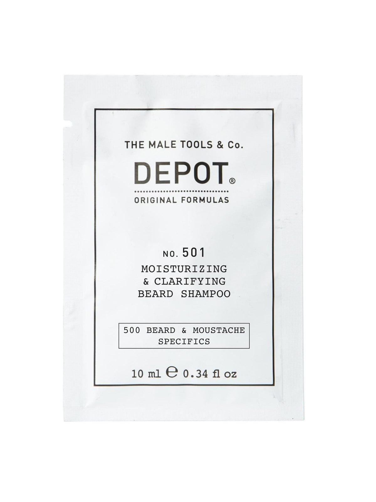 Depot - No. 501 - Pro-Vitamin B5 Beard Shampoo 10 ml