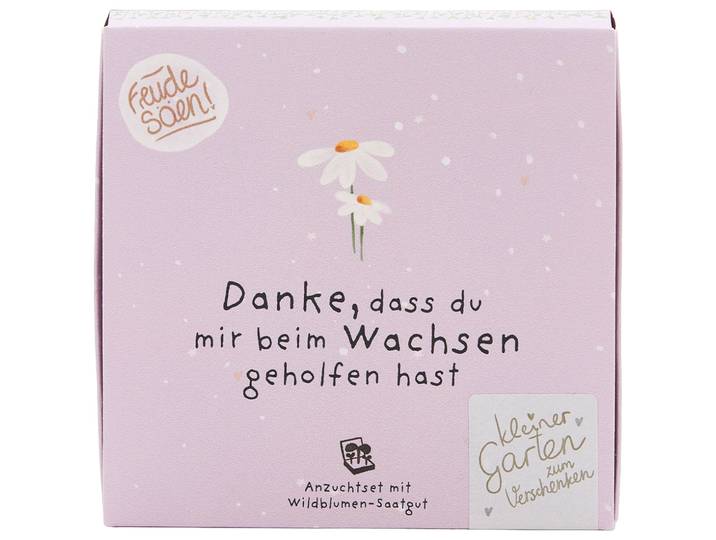 Wiesen-Margeriten Pflanzset Danke, dass du mir beim Wachsen geholfen hast