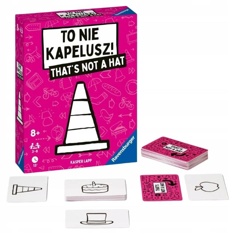 Ravensburger Is Geen Hut! Gezelschapsspel voor 3-8 spelers (Pools)