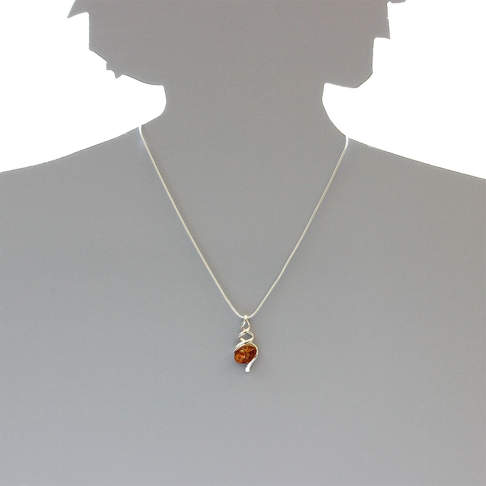 Kette mit Anhänger OSTSEE-SCHMUCK "Ostsee-Schmuck Kette mit Anhänger Noemi Kette mit Anhänger Noemi" Gr. 45, silber (weiß, neutral), Halsketten, Damen, 45cm, Silber 925 (Sterlingsilber), L: 42, Kette mit Anhänger