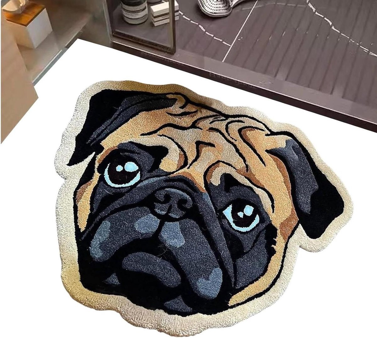 Honden Welkom Mat - Puppy Keuken Tapijt met Antislip Achterkant - 30 x 40 cm
