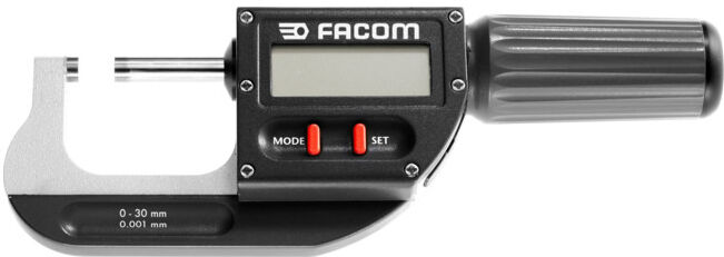 Facom Micromètre avec affichage digital 0 × 25 × P mm (1355A)