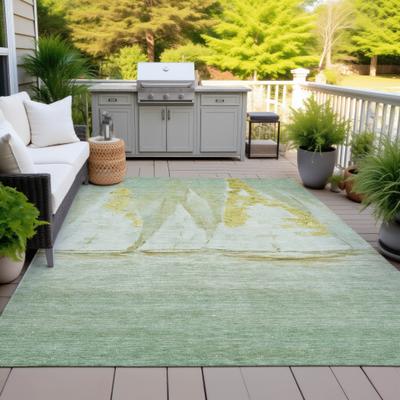 Addison Rugs Machine Washable Indoor/Outdoor Modern Sailboats Chantille Rug
