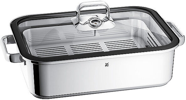 WMF Vitalis Aroma Dampfgarer mit Silikondichtung 6,5l silber EG