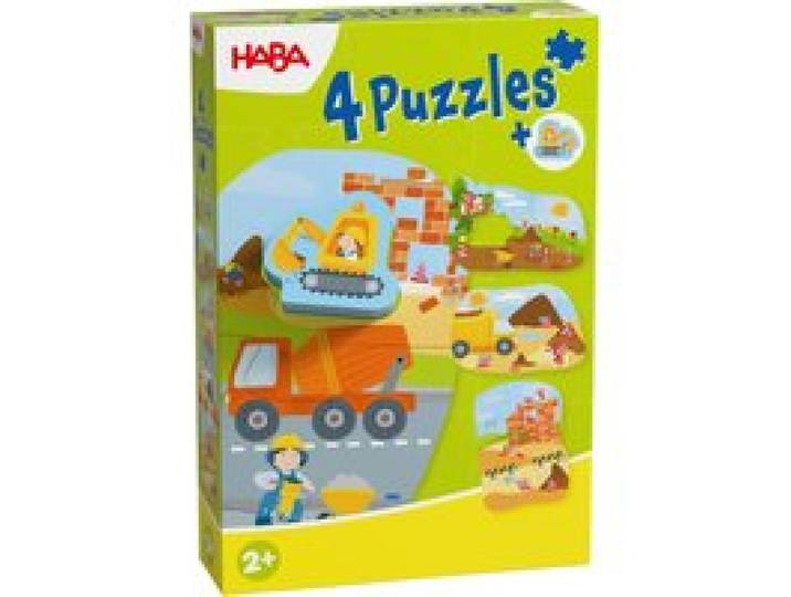 4 erste Puzzles - Baustelle